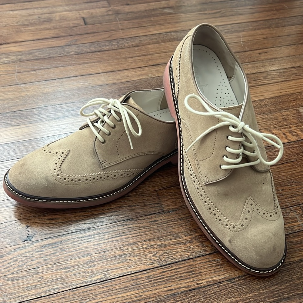 COLE HAAN Men’s Suede Oxfords